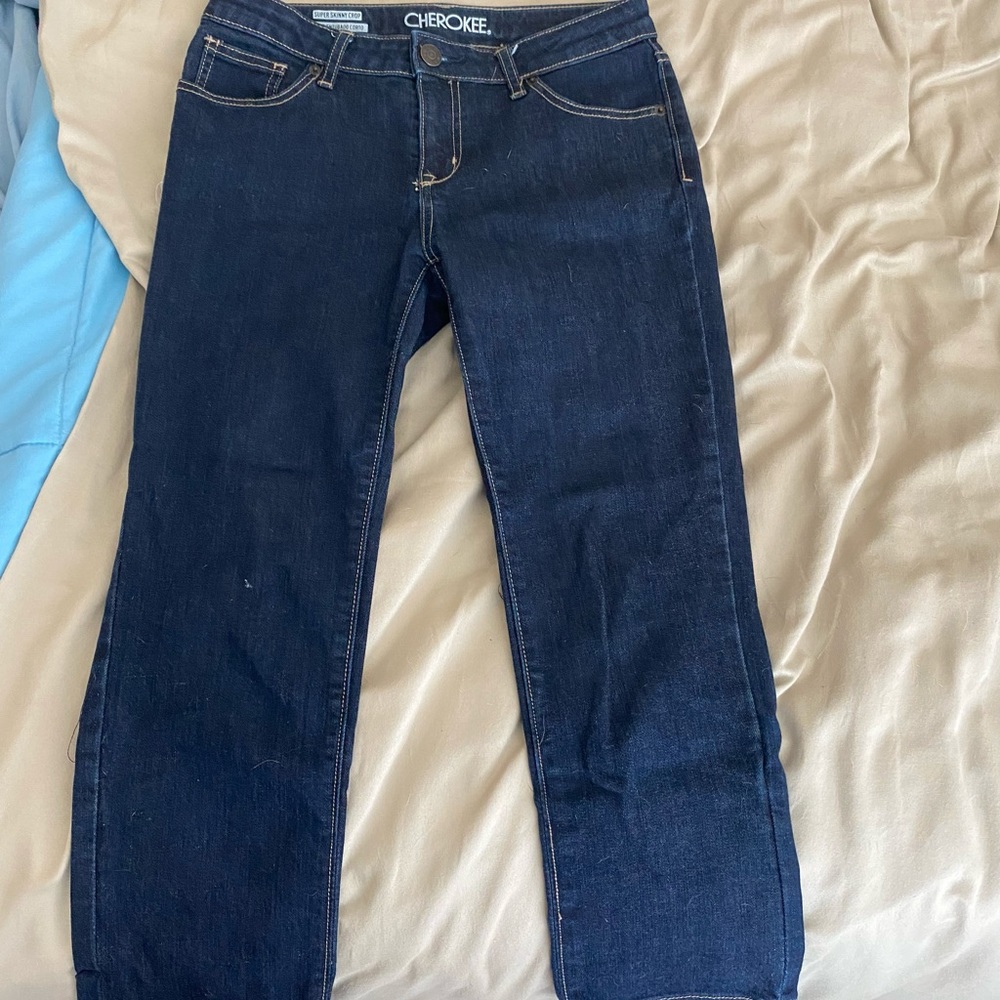 Girl’s Cherokee Super Skinny Crop Capri, Size 14